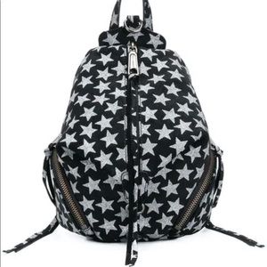 Rebecca Minkoff Mini Julian Metallic Star Nubuck Leather Convertible Backpack